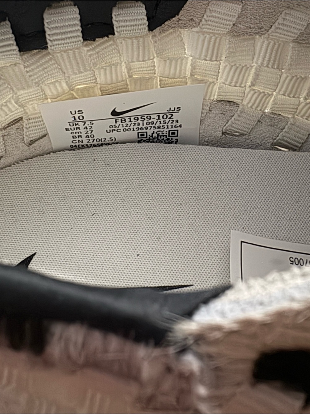 Air Footscape Woven Sail & Black Nike - Picture 5 of 7